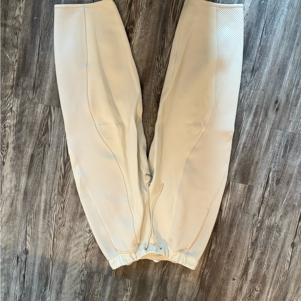 Lululemon Cream Textured Pants